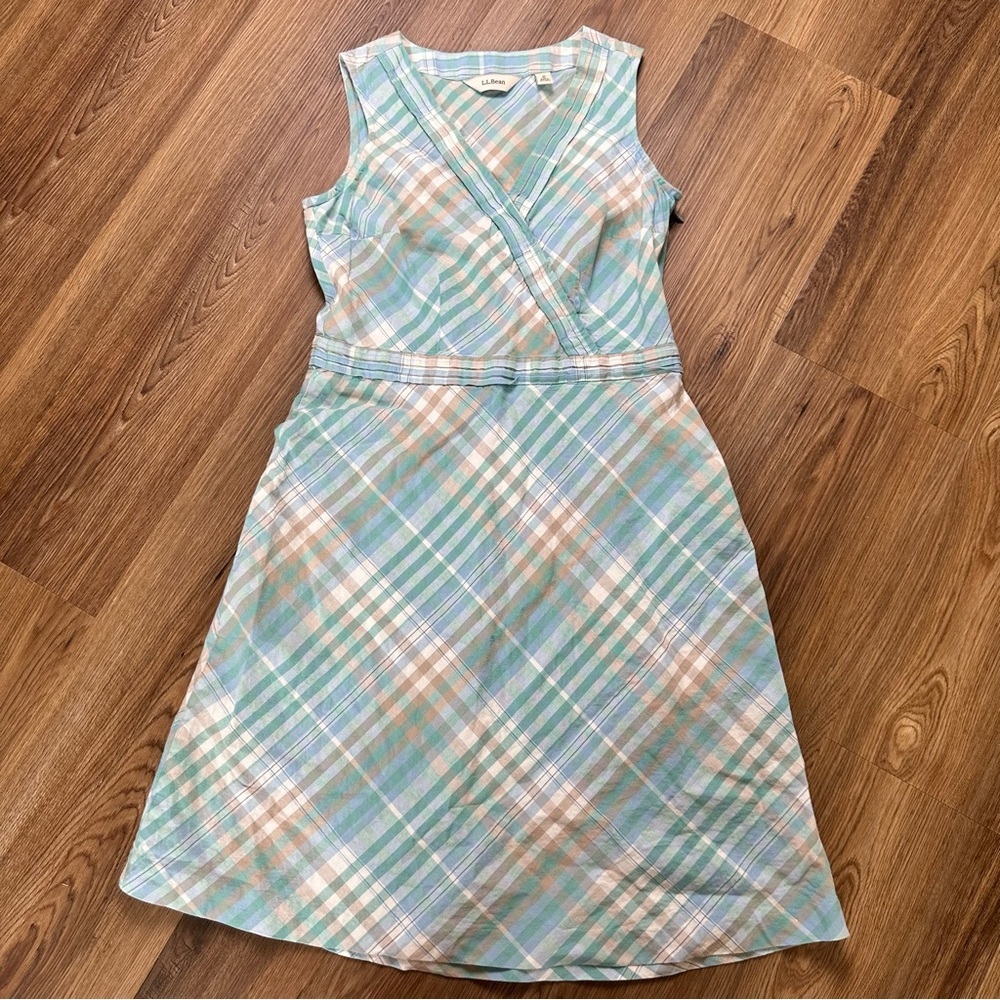 Plaid Sleeveless Dress